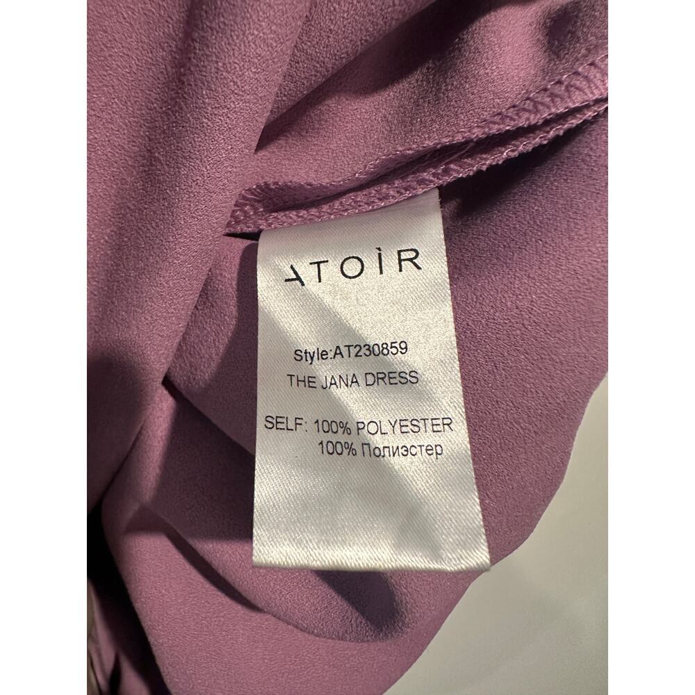 NEW REVOLVE Atoir Size 10 Purple White Cocktail Date Night Split Bow Maxi Dress - Picture 8 of 12